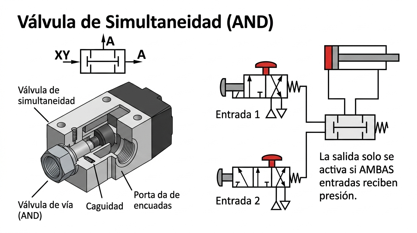 Válvula de simultaneidad